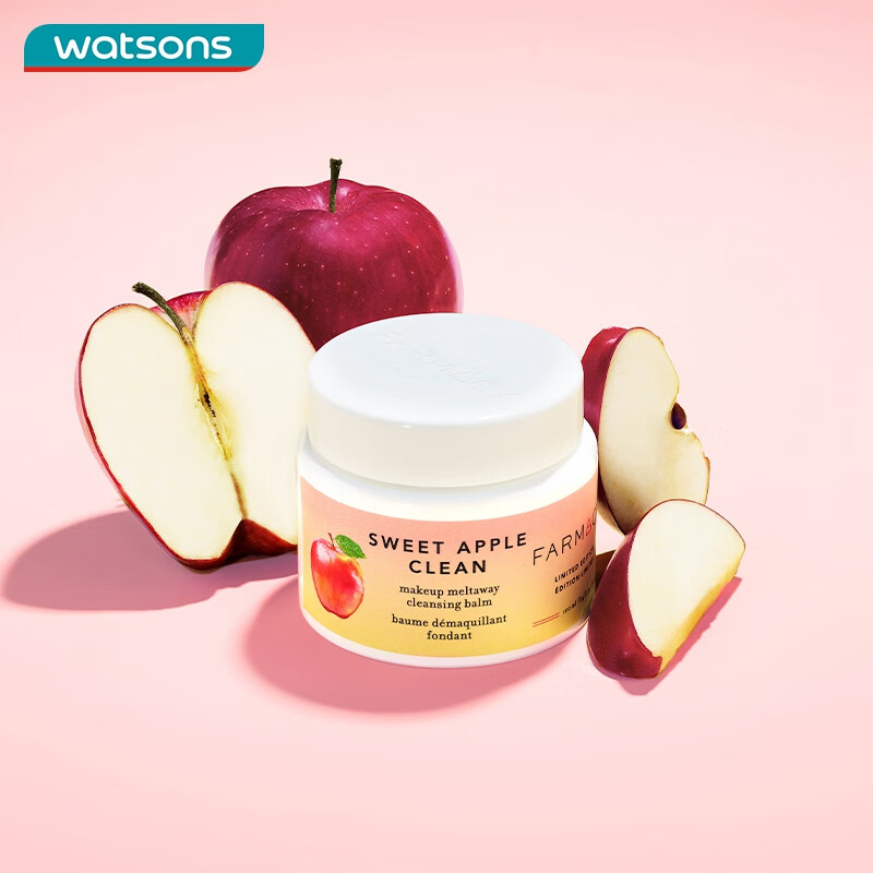 屈臣氏教师节礼物FARMACY 法沫溪清洁卸妆膏系列温和卸妆 双层苹果卸妆膏 100ml