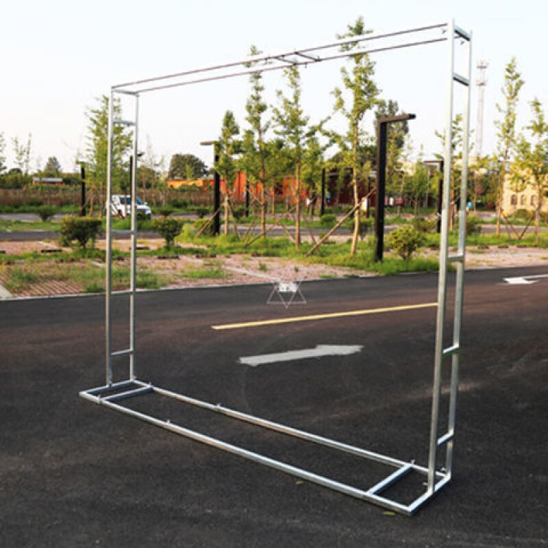 婚庆婚礼广告迎宾合影区舞台道具简易快装喷绘布伸缩桁架背景架子 3*3