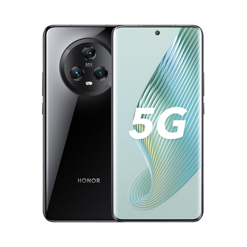 HONOR 荣耀 Magic5 5G手机 12GB+256GB 亮黑色 第二代骁龙8