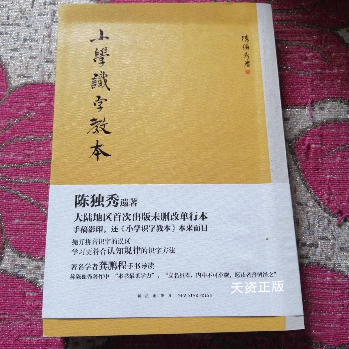 小学识字教本 陈独秀著 新星出版社