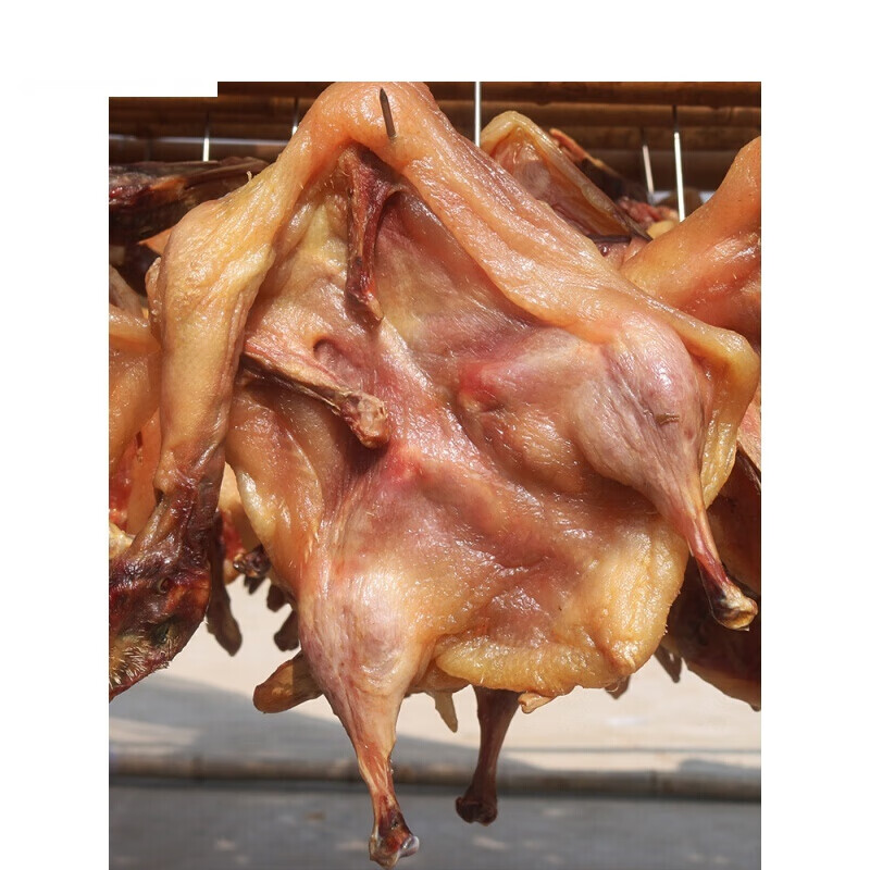 安徽特产 六安咸鸭1000g 腊鸭子整只风干咸鸭特色腊味干货腊肉安徽
