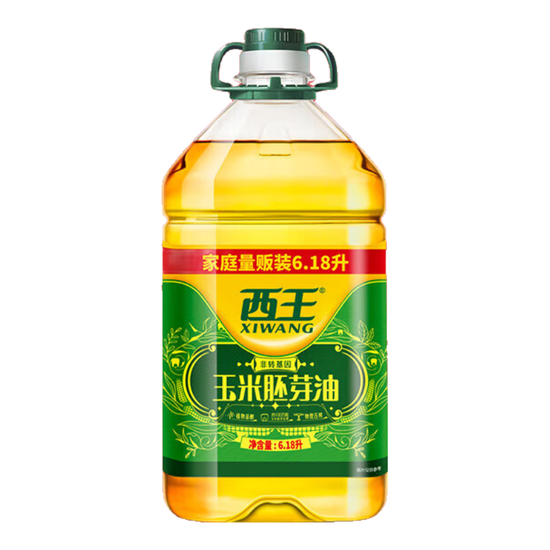 西王 食用油 玉米胚芽油6.18L 非转基因物理压榨