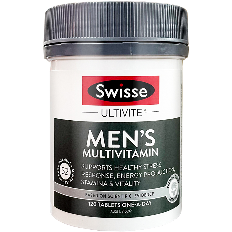swisse男士复合维生素120片 澳洲原装进口男性多种营养素矿物质