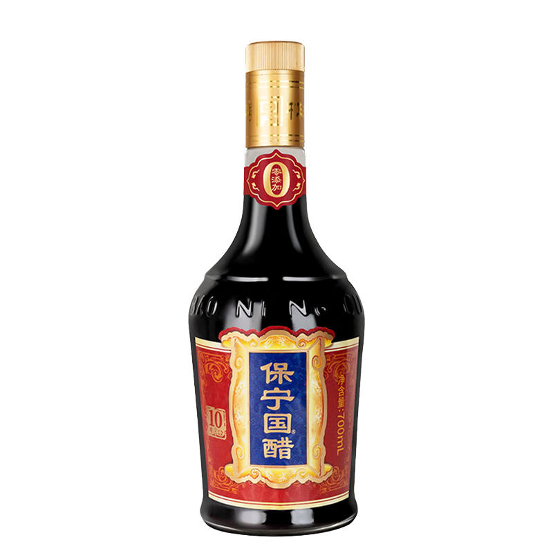 保寧醋國醋700m糧食釀造食醋四川特產(chǎn)6.2度老陳醋0添加防腐劑涼拌醋 10年窖齡保寧國醋*1瓶