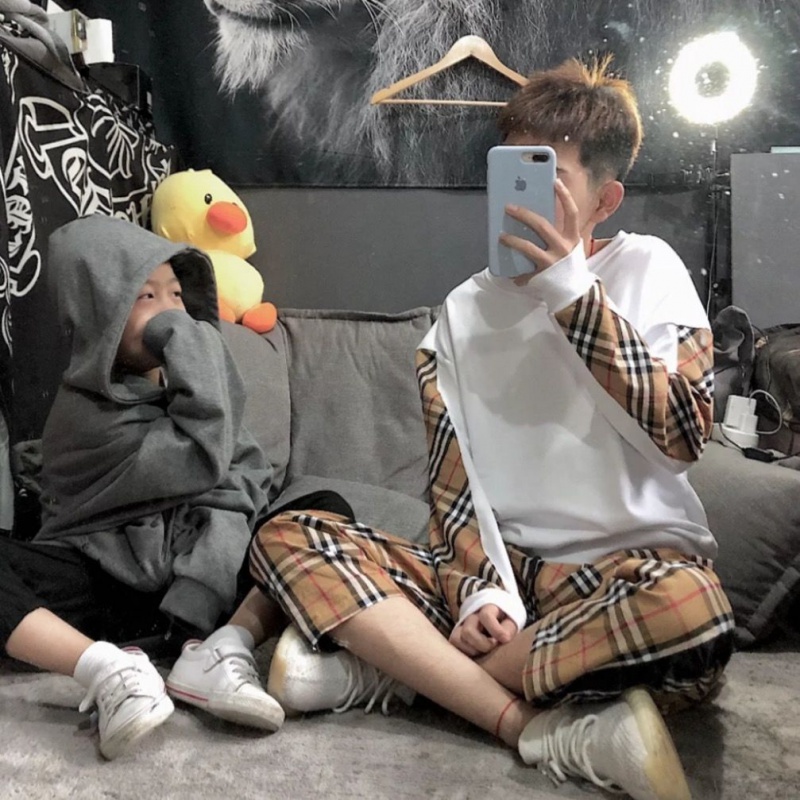 肆缄社会精神小伙套头卫衣男秋冬季韩版潮牌圆领长袖快手网红同款卫衣