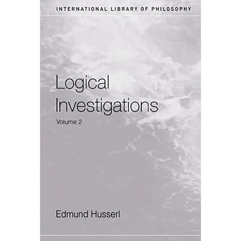 预订 logical investigations: volume ii