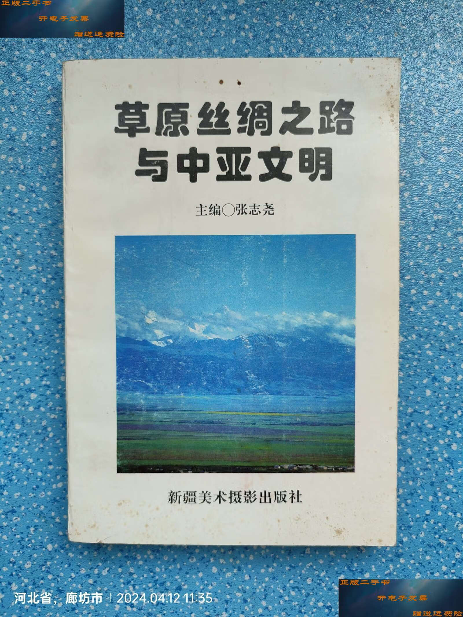 【二手9成新】草原丝绸之路和中亚文明 /张志尧 新疆美术摄影