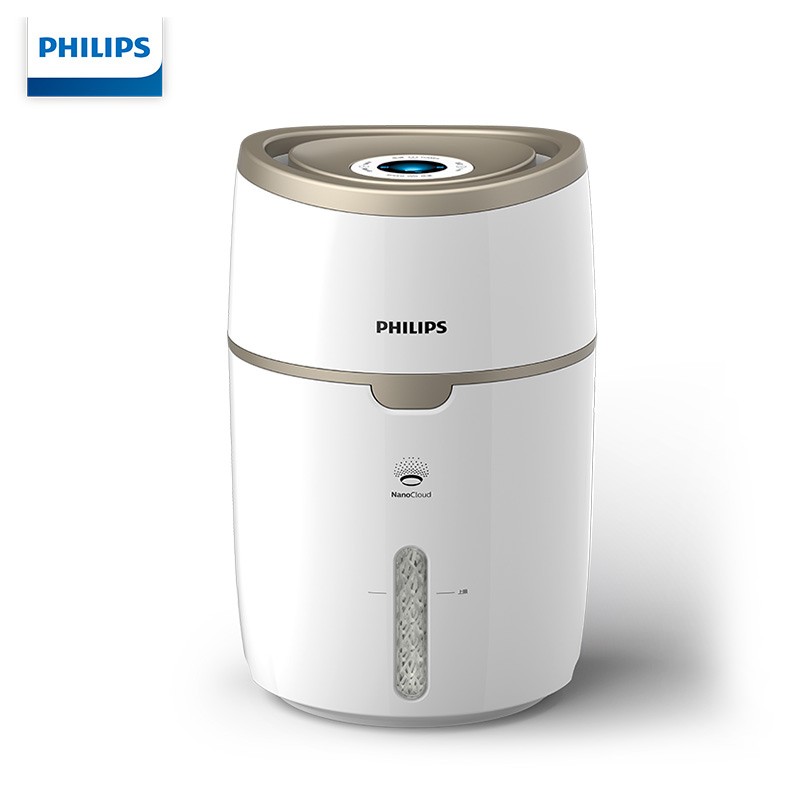 飞利浦 (PHILIPS)京品家电加湿器 轻音便捷 无雾加湿器 无菌恒湿大容量 母婴健康卧室家用空气加湿 HU4816/00