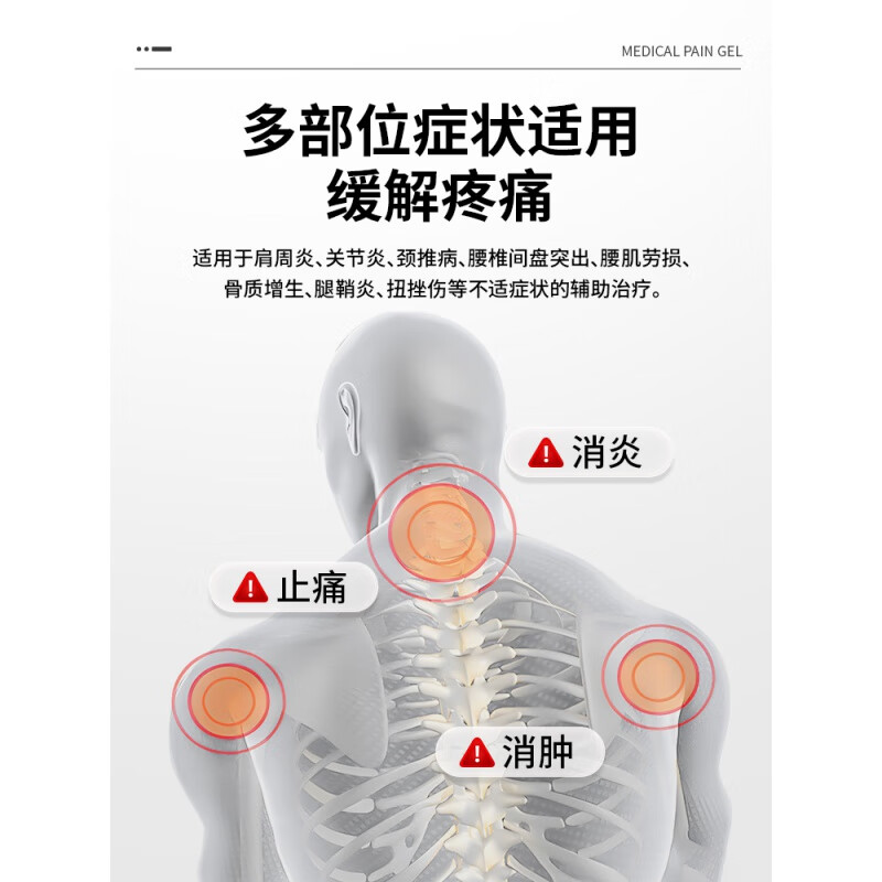 宝元堂医用疼痛凝胶肩周炎腱鞘炎筋骨康医用冷敷凝胶消肿止痛腰间盘官方正品 一盒体验装[贵在运费]