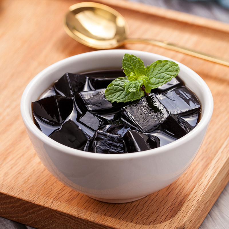 tomiz富泽商店 白凉粉黑凉粉100g自制果冻原料家用烧仙草凉粉甜品 黑