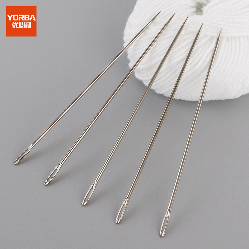 优必利 财务装订针 文本票据手工穿线针 不锈钢针 10根/盒装 9004