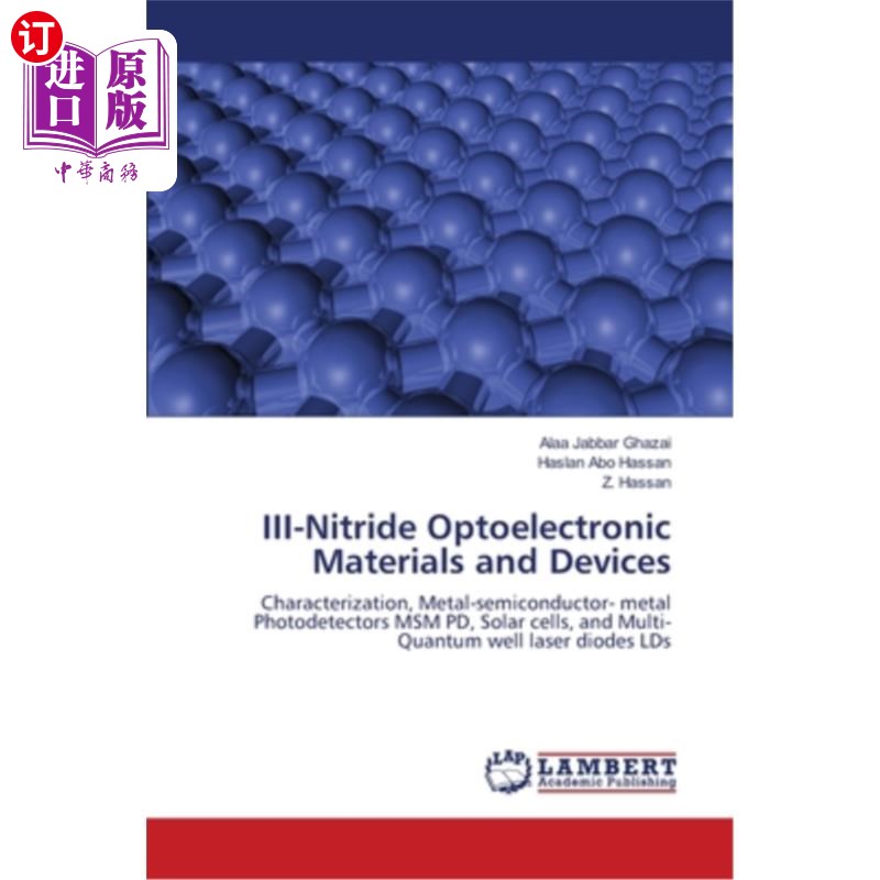 海外直订iii-nitride optoelectronic materials and devices 氮化物