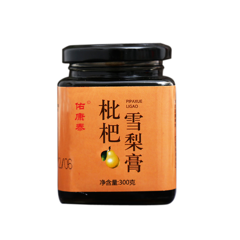 佑康泰枇杷秋梨膏300g/瓶枇杷雪梨膏枇杷膏秋梨膏 佑康泰【枇杷雪梨膏