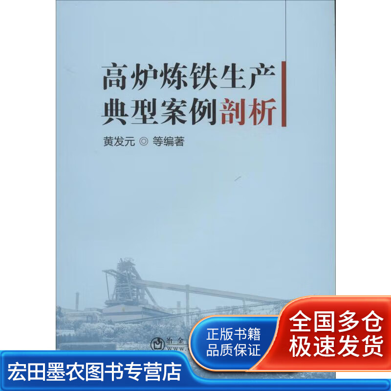 高炉炼铁生产典型案例剖析 黄发元 等 著 冶金、地质【正版好书】