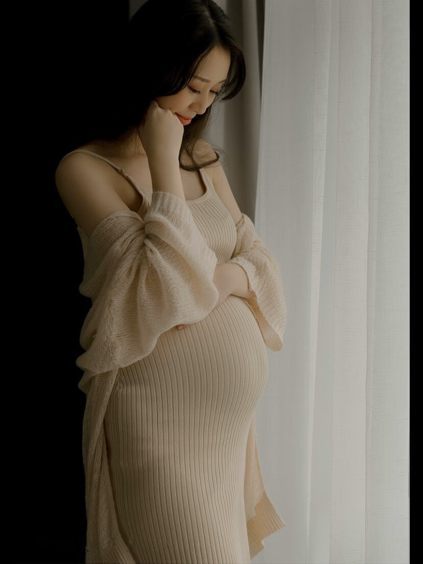 橦舟渡孕妇照服装孕妇拍照服装新款在家拍孕妇装艺术照服装孕妈咪大肚