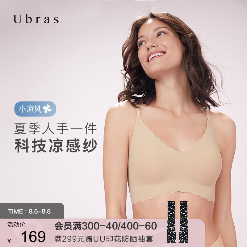Ubras品牌无尺码文胸，高质量、高性价比、舒适透气！