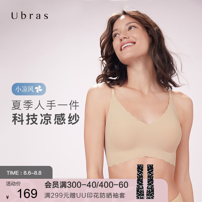 Ubras品牌无尺码文胸,高质量、高性价比、舒适透气!