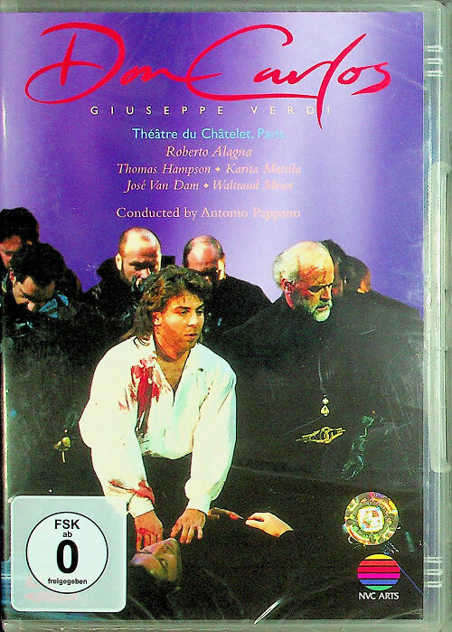 【中图音像】威尔第: 歌剧《唐卡洛斯》 阿拉格纳,汉姆普森,马蒂利亚