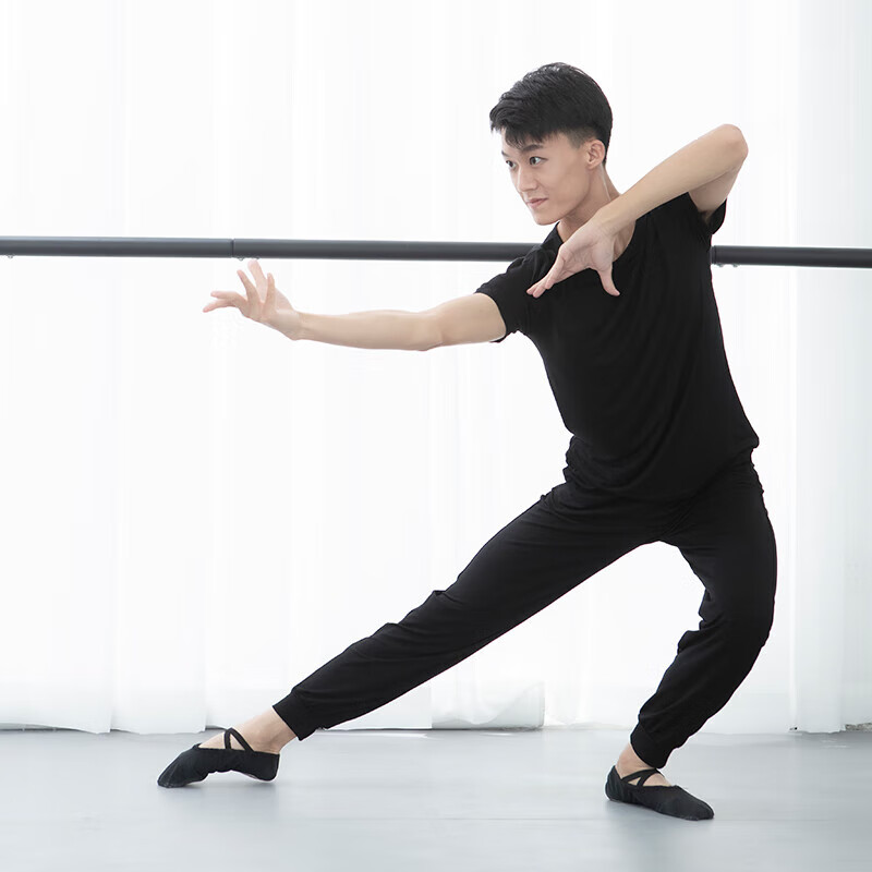 欲动男生舞蹈服 舞蹈服练功服男成人中国古典现代舞蹈上衣教师形体舞