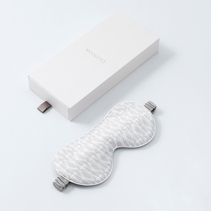 manito/曼尼陀 classic monogram  真丝印花眼罩 classic monogram
