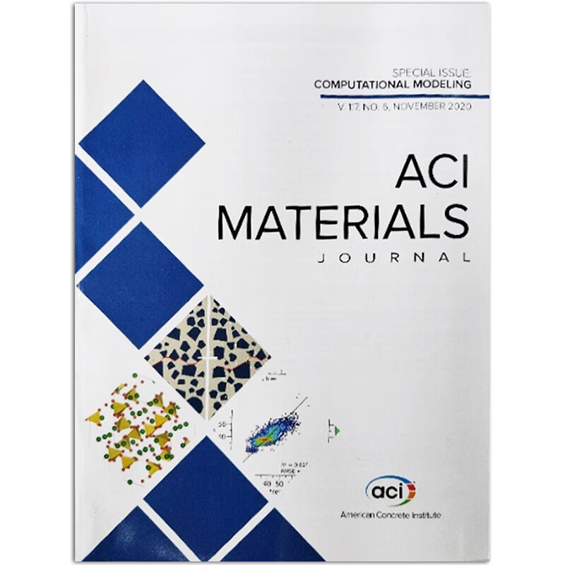 【单期可选】ACI Materials Journal 美国混凝土应用学会材料杂志 2020/21年 2020年11月刊
