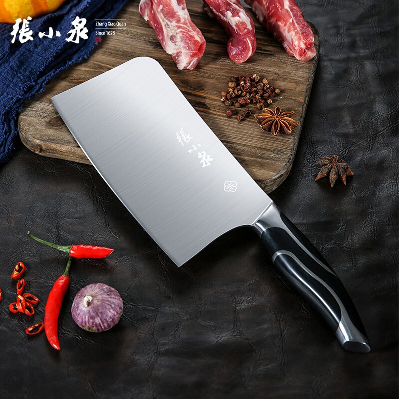 张小泉斩骨刀剁骨刀家切菜刀斩切刀厨师刀具砍骨刀斩大骨头手工开刃