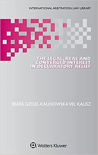 预订the legal, real and converged interest in declaratory relief