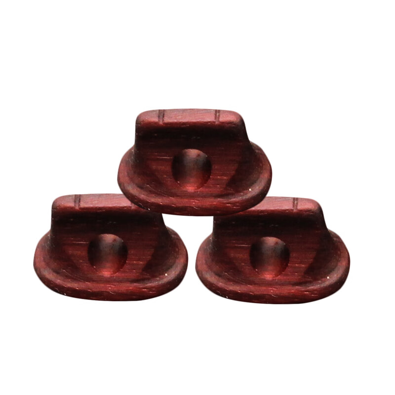 青歌 二胡琴码黑檀二胡桥码琴马桥马白松琴马 演奏老松节琴马子 3个