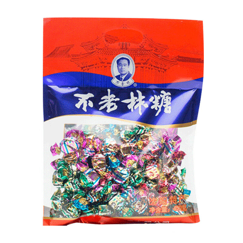 不老林糖牛軋?zhí)枪?50g沈陽特產(chǎn)牛札糖軟糖喜糖花生糖禮品 單袋