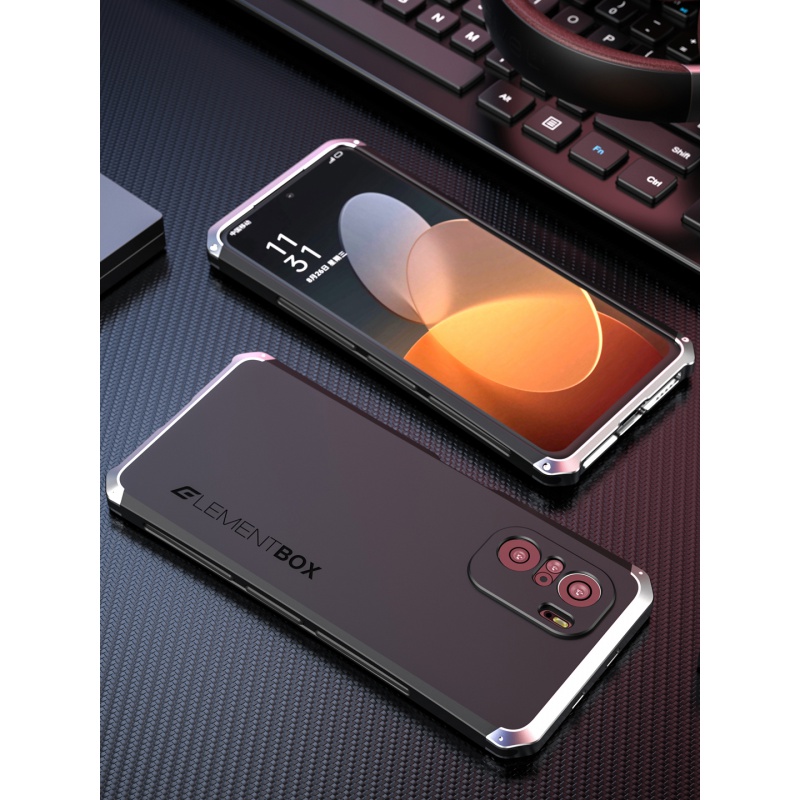 红米小米手机套硅胶金属边框新款 红米k40与红米k40pro手机壳尺寸通用