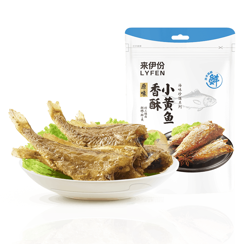 LYFEN 来伊份 香酥小黄鱼 原味 125g