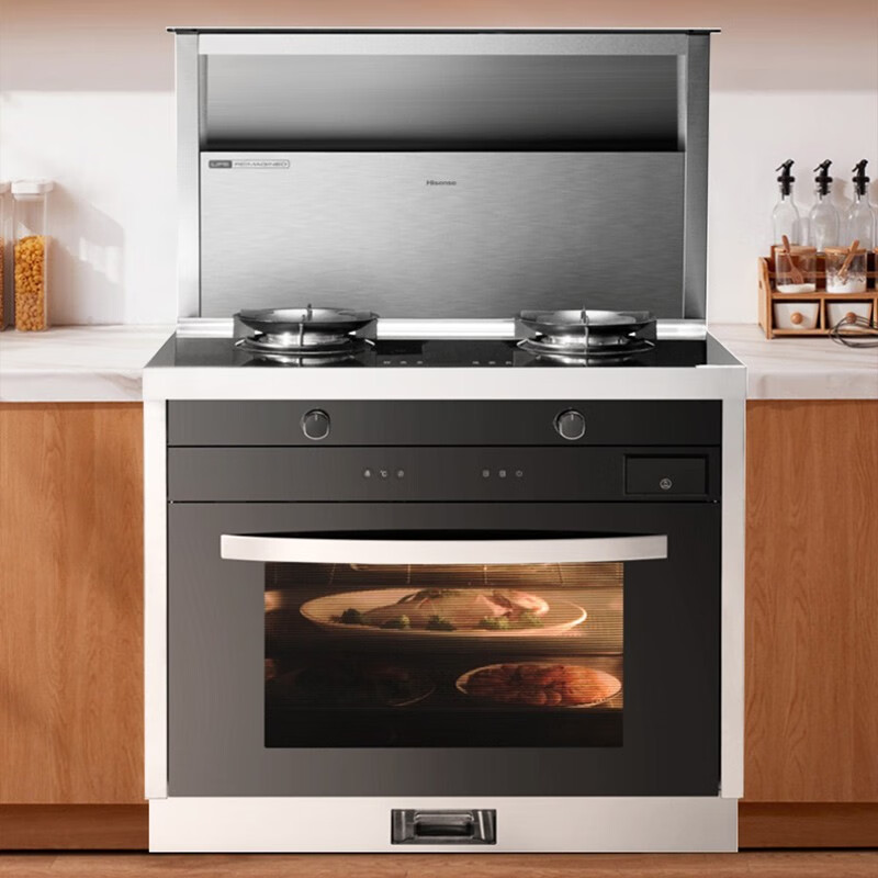 海信(hisense)海信集成灶jjzt-dz801大火力烟灶蒸烤箱保温四合一集成