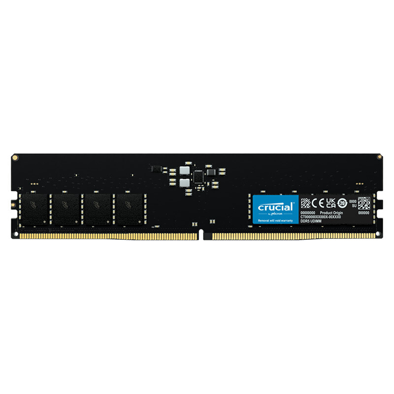 英睿达（crucial） 美光 DDR5 4800频率台式机内存条 美光原厂颗粒 32G 台式机内存/DDR5/4800频率 999元