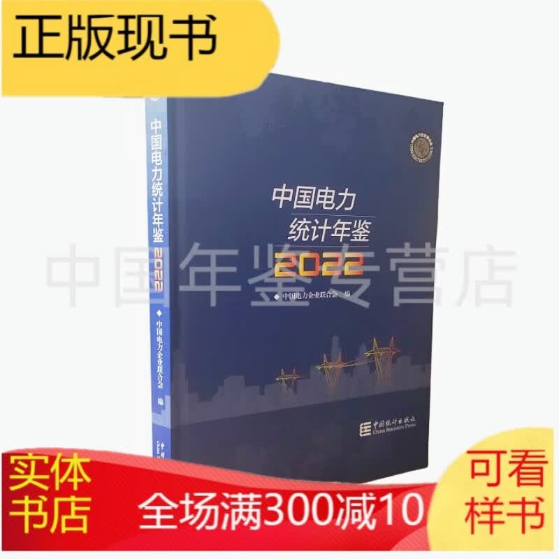正版保证 中国电力统计年鉴2022（中文）