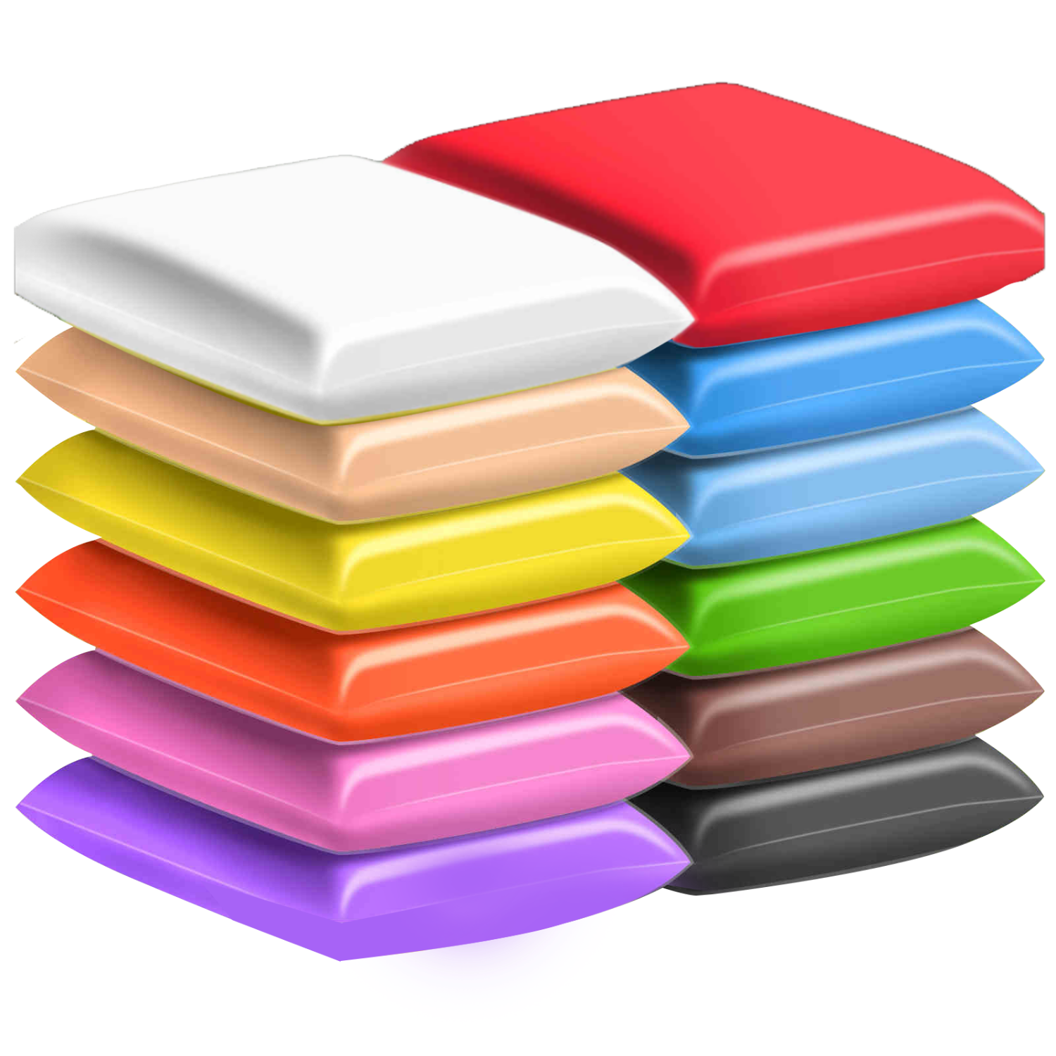 ����12ɫ����ճ��100g���װ��ͯ�׶�԰��ȫ�޶����������Ƥ��̫���൥ɫ����װ���ϰ��������� 17.42Ԫ