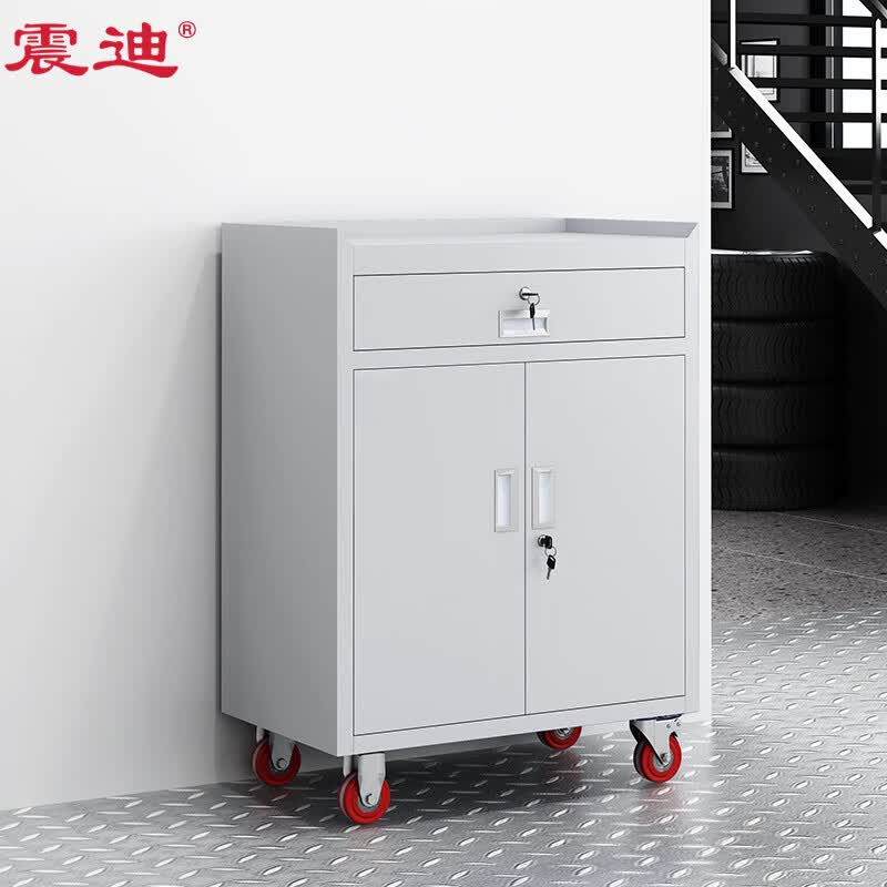 震迪工具柜可移动工具车多功能零件柜整理柜XQ1542一抽无背板带轮怎么看?
