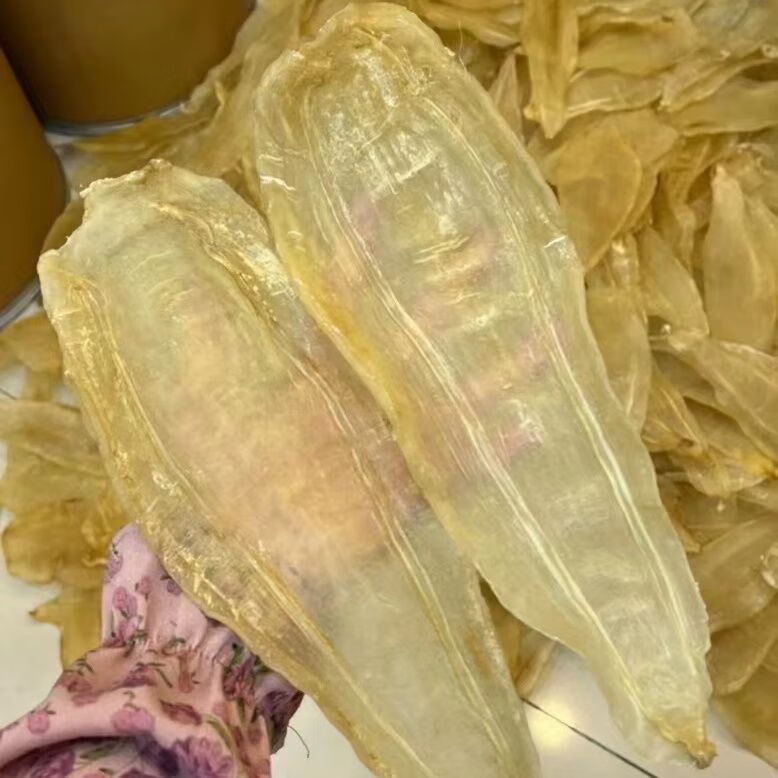 茗仟14头竹叶胶鱼胶干货 12头竹叶胶1斤