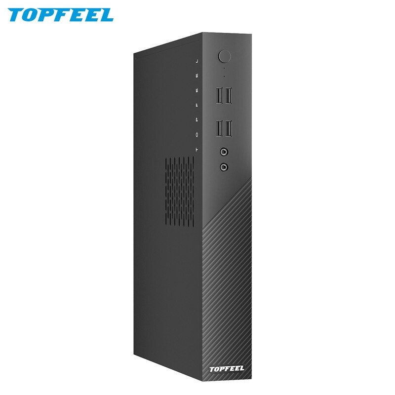 极夜t86m 迷你商务办公设计台式机电脑小主机9代i5-9400双网口串口