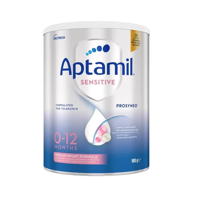 ��������Aptamil�� ����ԭװ���� ���/�ʶ�ˮ���̷� ������Ӥ�׶��̷� �ʶ�ˮ��(0-12����) 900g
