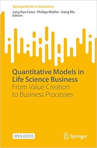 预订 quantitative models in life science business