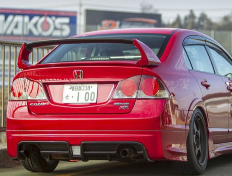 趣奇酷本田八代思域尾翼 8 9代改装fd2九代半思域锋范马自达6合法大