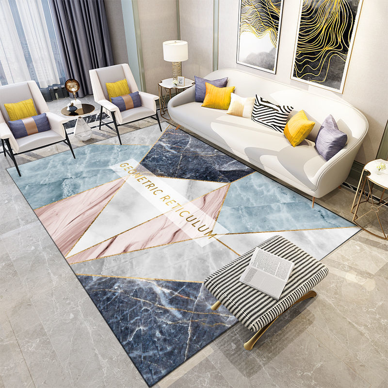 客厅地毯现代简约沙发茶几毯北欧卧室地毯家用 BO-炫石 140*200(网比价 买贵包退)