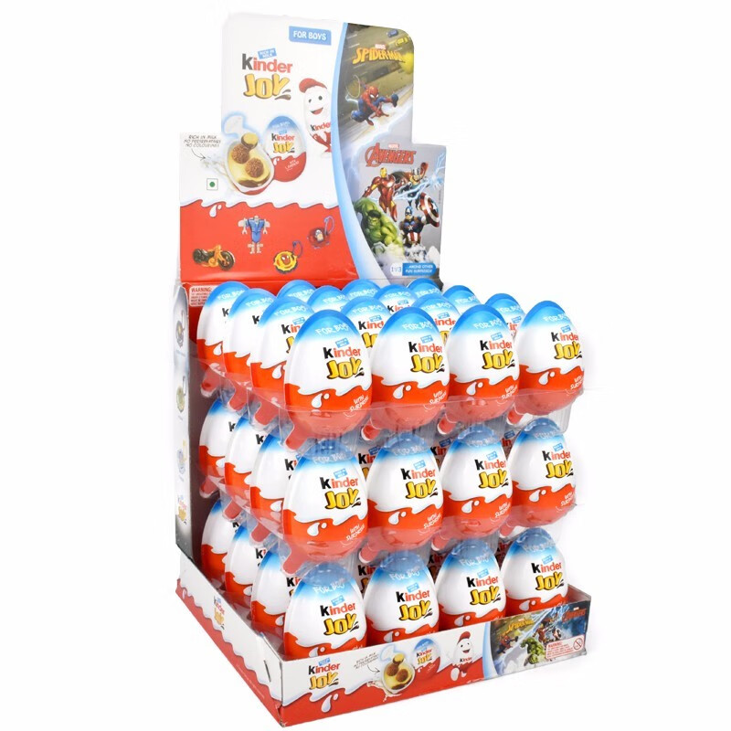 零食进口儿童生日礼物糖果可批发幼儿园送小朋友 奇趣蛋女孩版24粒