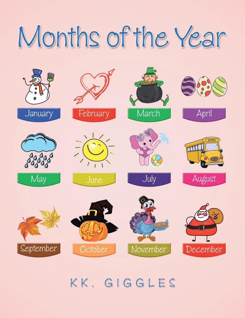 【预售 按需印刷】months of the year