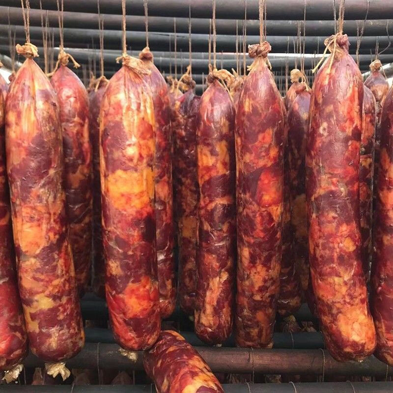 皓谦新疆特产熏马肠 伊犁风味特色美食熏马肉熏马肠子下酒菜 熏马肠