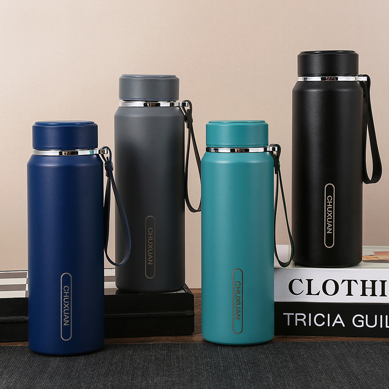 楚轩304不锈钢保温杯杯子水杯户外商务男女泡茶杯大容量办公家用车载