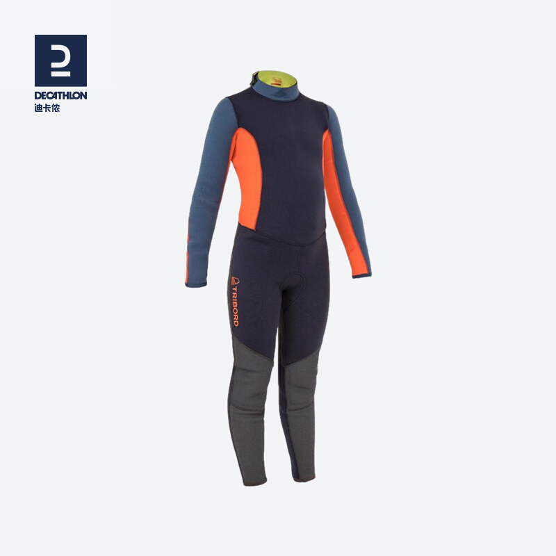 迪卡侬(decathlon)连体皮划艇运动衣帆板帆船划船服帆船 红色-黑色 14