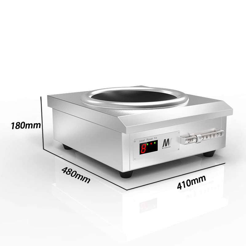 英达讯商用电磁炉5000w凹面食堂电磁灶厨房台式爆炒电炒炉砂煲可以用吗？