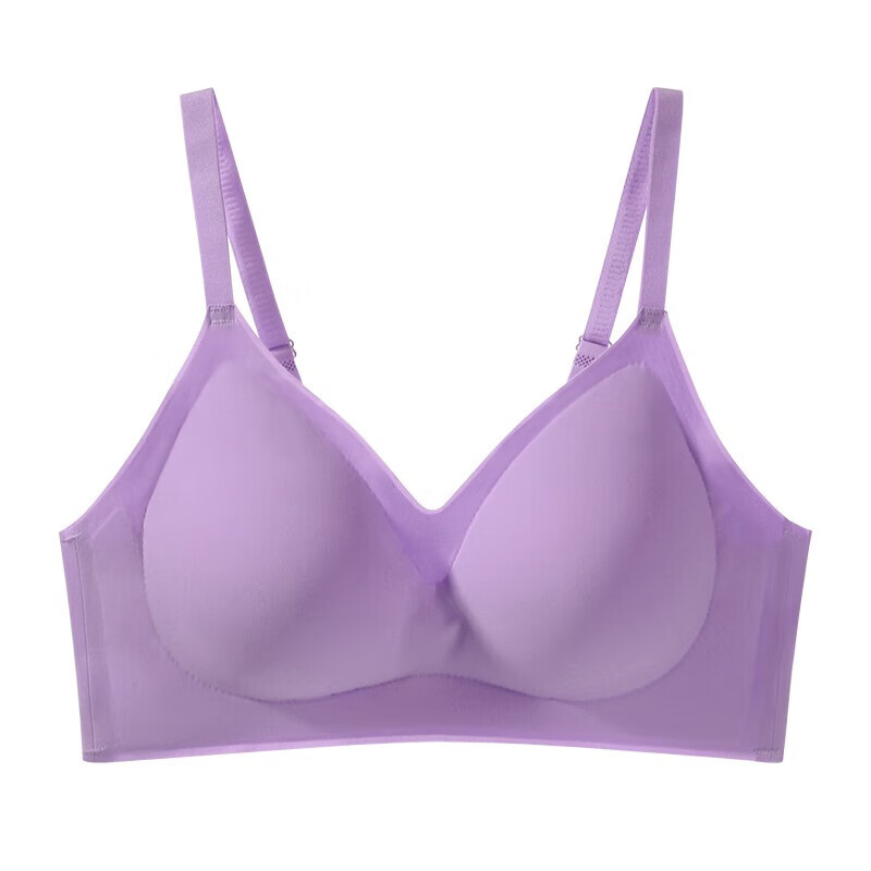 内衣女小胸防外扩舒适弹力收副乳防下垂运动文胸罩-j 120g6656-紫色