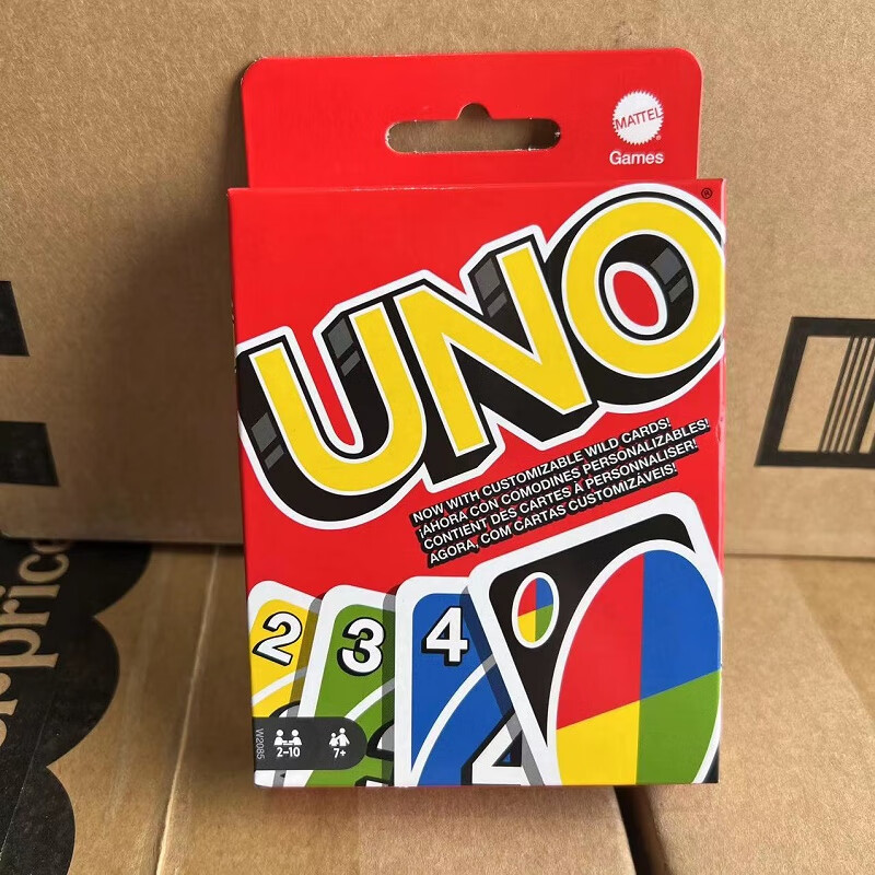 热奥uno优诺纸牌桌面欢乐休闲聚会纸牌桌游卡牌多人游戏玩具 uno欢乐
